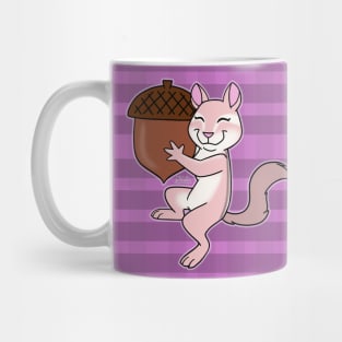 Cheerful Chipmunk - Original w/ Gingham Pattern Mug